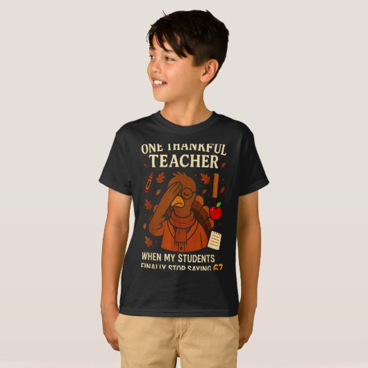 6-7 Thanksgiving Teacher Six Seven 67 Turkey Tシャツ (正面フル)