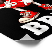 6 7 Valentines Day Shirt Men Boys Funny Heart Meme ポスター (角)