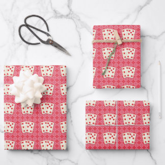 6 7 Valentine's Wrapping Paper | 67 Gift Wrap ラッピングペーパーシート