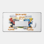 6’7” Vital for Survival Chemistry Elements  デスクマット (キーボード&マウス)