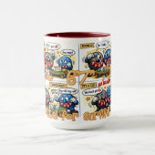 6’7” Vital for Survival Chemistry Elements   マグカップ (中央)