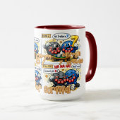 6’7” Vital for Survival Chemistry Elements   マグカップ (正面右)