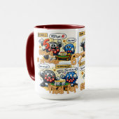 6’7” Vital for Survival Chemistry Elements   マグカップ (正面左)