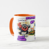 6’7” Vital for Survival Chemistry Elements   マグカップ (正面左)