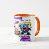 6’7” Vital for Survival Chemistry Elements   マグカップ (正面右)