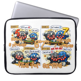 6’7” Vital for Survival Chemistry Elements   ラップトップスリーブ