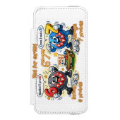 6’7” Vital for Survival Chemistry Elements   Incipio iPhoneウォレットケース (フォリオ 正面)