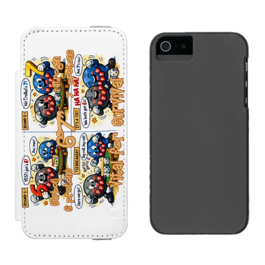 6’7” Vital for Survival Chemistry Elements Incipio iPhoneウォレットケース (並列)