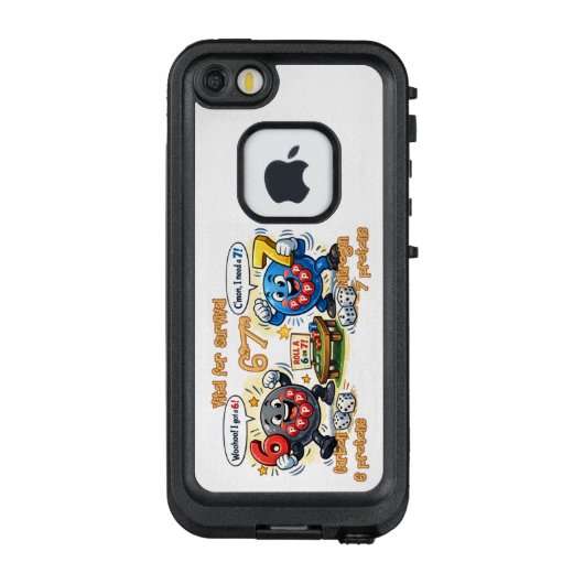 6’7” Vital for Survival Chemistry Elements   LifeProof iPhoneケース (裏面)