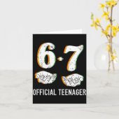 6+7 Year Old Boys Girls Teenager 13th Birthday Fun カード (黄色い花)