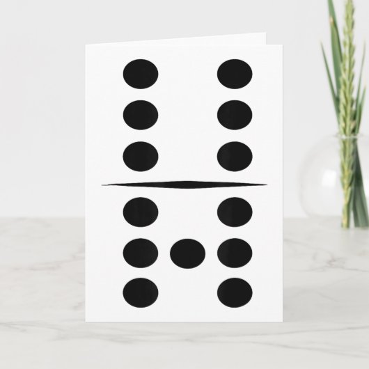 6 And 7 Domino Tile Funny Group 67 Dominos Costume カード (正面)