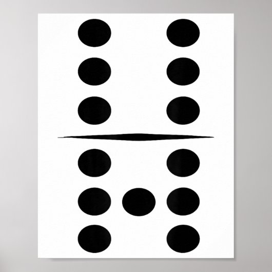 6 And 7 Domino Tile Funny Group 67 Dominos Costume ポスター (正面)