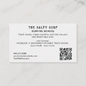 *~* 6 AP13シーお洒落ビーチ沿岸サーフボード 名刺 (裏面)