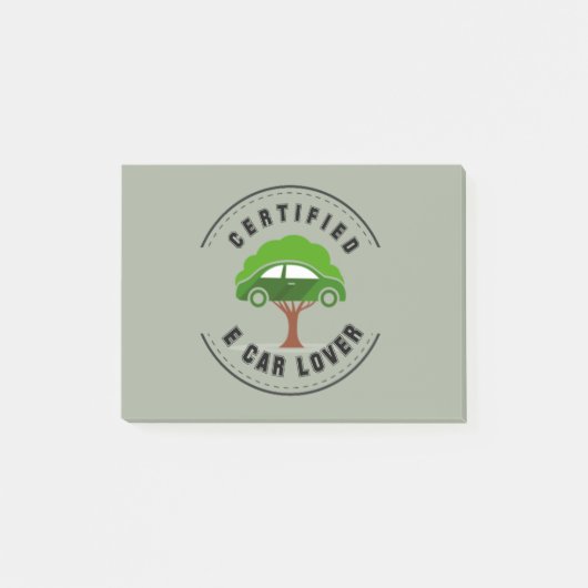 6.car love認定Eカー恋人ヴィンテージ ポストイット (正面)