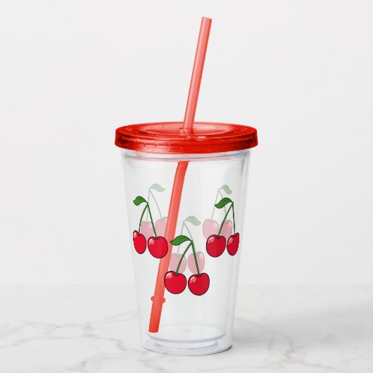 6 cerezas  アクリルタンブラー (裏面)
