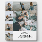 6 Custom Photo Collage Best Mom Ever  フォトプラーク (正面)