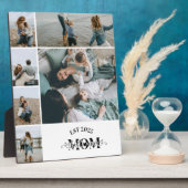 6 Custom Photo Collage Best Mom Ever  フォトプラーク (側面)