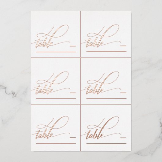 6 DIYバラ金箔書道の折り畳み座席表 箔シーズンカード (正面)