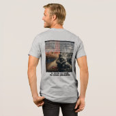 "6" Homeless Veteran Awareness トライブレンドTシャツ (フル背面)