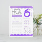 6 Learn To Draw Number 6 Teacher Home Schooling  (スタンド正面)