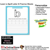 6 Learn To Spell Letter B Teacher Home Schooling