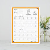 6 Learn To Spell Letter E Teacher Home Schooling (スタンド正面)