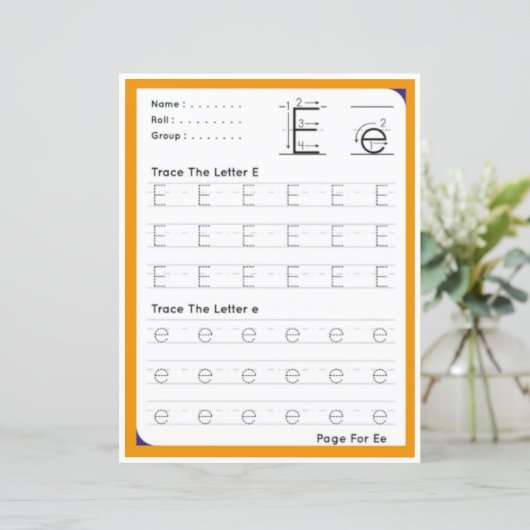 6 Learn To Spell Letter E Teacher Home Schooling (スタンド正面)