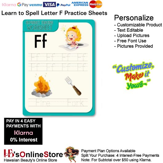 6 Learn To Spell Letter F Teacher Home Schooling