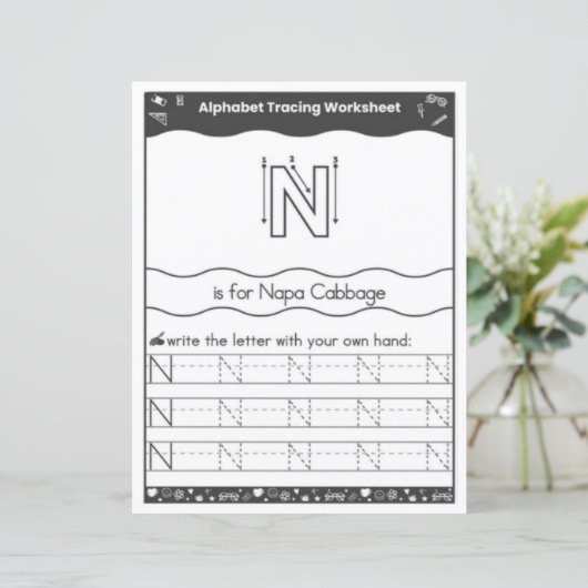 6 Learn To Spell Letter N Teacher Home Schooling (スタンド正面)