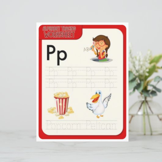 6 Learn To Spell Letter P Teacher Home Schooling (スタンド正面)