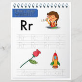 6 Learn To Spell Letter R Teacher Home Schooling (正面)