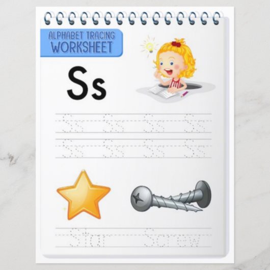 6 Learn To Spell Letter S Teacher Home Schooling (正面)