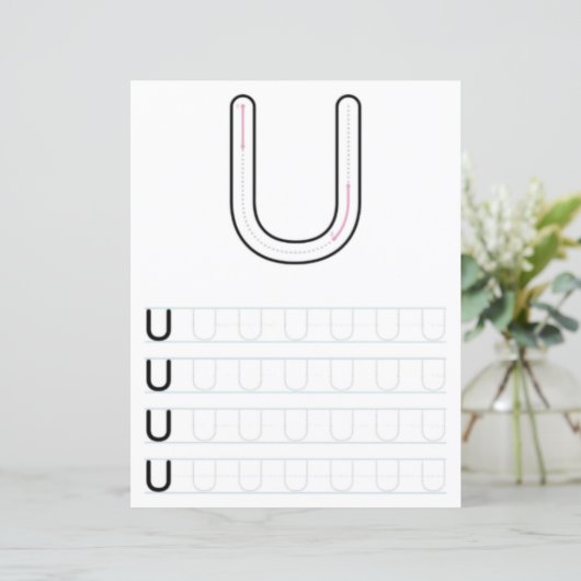 6 Learn To Spell Letter U Teacher Home Schooling (スタンド正面)