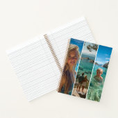 6 Long Vertical Strip Boho Photo ノートブック (内部)