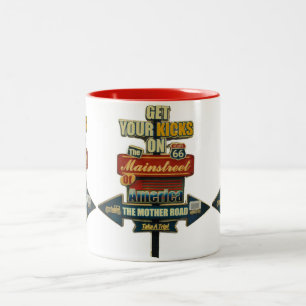 ***6 MUG***伝説のハイウェイ ツートーンマグカップ