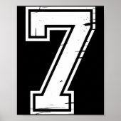 6 Number 67 Six Seven Meme ポスター (正面)