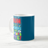 6 Out Of 7 Teachers Think 67% Of Students Overuse コーヒーマグカップ (正面左)