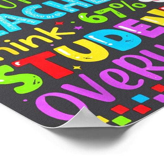 6 Out Of 7 Teachers Think 67% Of Students Overuse  ポスター (角)