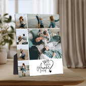 6 Personalized Best Aunt Photo Collage フォトプラーク