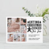 6 Photo Christmas Cookies for 2 Pregnancy  シーズンカード (スタンド正面)