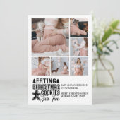 6 Photo Christmas Cookies for 2 Pregnancy  シーズンカード (スタンド正面)