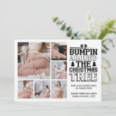 6 Photo Christmas Tree Pregnancy Announcement シーズンカード (スタンド正面)