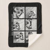 6 Photo Collageオプション文字- – カラー編集が可能 シェルパブランケット (正面)