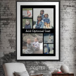 6 Photo Collageオプション文字- – カラー編集が可能 ポスター<br><div class="desc">写真をこのお気に入りのおもしろいテンプレートに追加する。このグリッドには、正方形の写真や任意の写真を使用できる。</div>