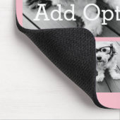 6 Photo Collageオプション文字- – カラー編集が可能 マウスパッド (コーナー)