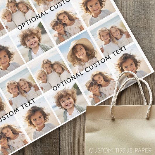 6 Photo Collageオプション文字- – カラー編集が可能 薄葉紙