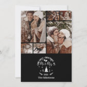 6 Photo First Christmas as Mr. & Mrs シーズンカード (正面)