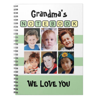 6 photo love you green grandma's ノートブック