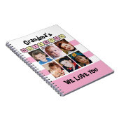 6 photo love you pink grandma's ノートブック (右側)
