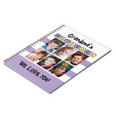 6 photo love you purple grandma's ノートブック (左側)